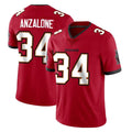 Punc TB.Buccaneers #34 Alex Anzalone Player Red Limited Vapor Home Game Stitched Jerseys