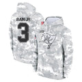 Punc TB.Buccaneers #3 Rueben Bain Jr. Player Arctic Camo Limited Salute to Service Pullover Hoodies Game Stitched Jerseys