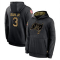 Punc TB.Buccaneers #3 Rueben Bain Jr. Player Black Salute to Service Sideline Performance Pullover Hoodies Home Game Stitched Jerseys