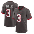 Punc TB.Buccaneers #3 Rueben Bain Jr. Player Pewter Alternate Home Game Stitched Jerseys