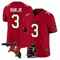 Punc TB.Buccaneers #3 Rueben Bain Jr. Player Red Limited 2026 Season Vapor F.U.S.E. Home Game Stitched Jerseys