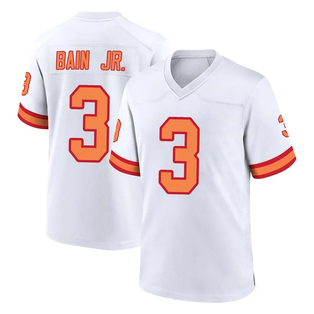 Punc TB.Buccaneers #3 Rueben Bain Jr. Player White '76 Home Game Stitched Jerseys