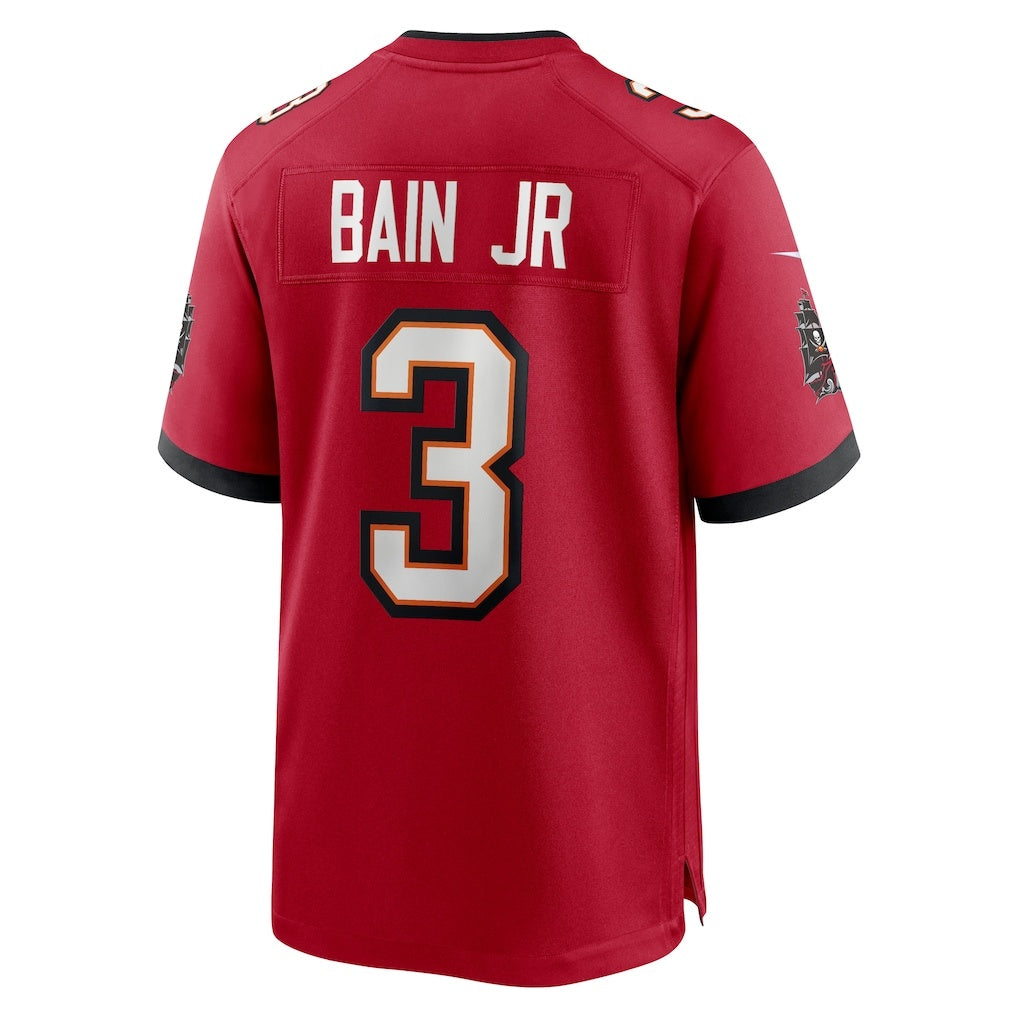 Punc TB.Buccaneers #3 Rueben Bain Jr. Red 2026 Draft First Round Pick No. 15 Team Game Stitched Jerseys