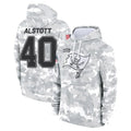 Punc TB.Buccaneers #40 Mike Alstott Player Arctic Camo Salute to Service Hoodies Stitched Jerseys