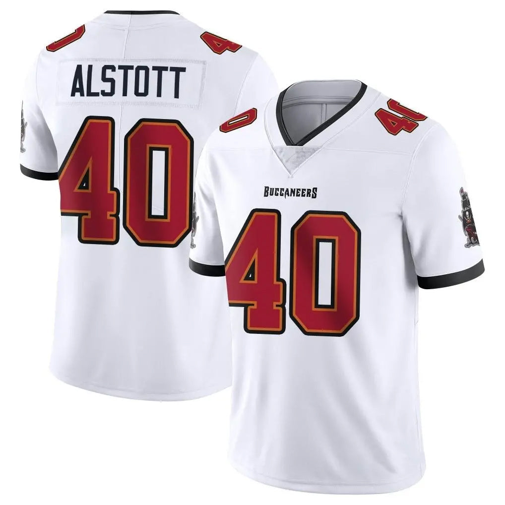 Punc TB.Buccaneers #40 Mike Alstott Player Limited White Vapor Untouchable Stitched Jerseys