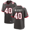 Punc TB.Buccaneers #40 Mike Alstott Player Pewter Game Stitched Jerseys
