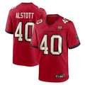 Punc TB.Buccaneers #40 Mike Alstott Player Red 50th Anniversary GameStitched Jerseys