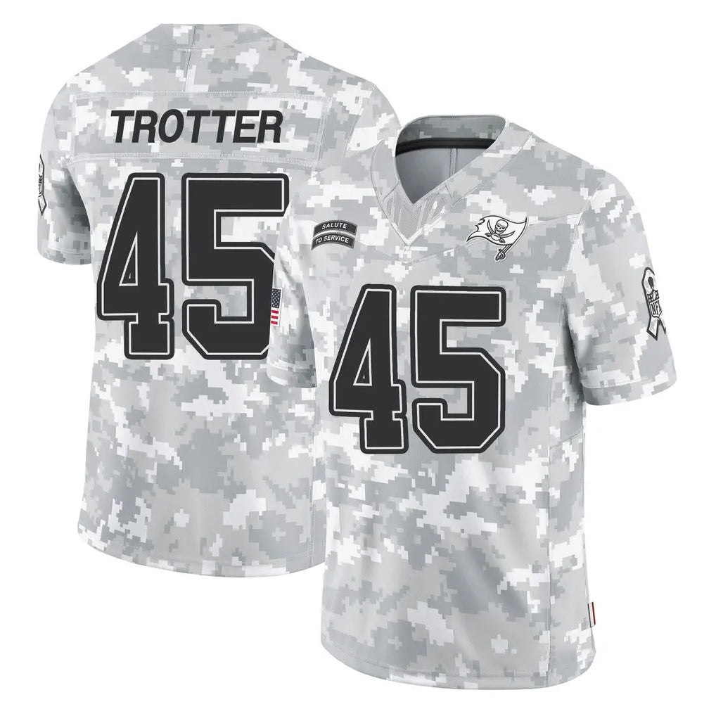 Punc TB.Buccaneers #45 Josiah Trotter Player Arctic Camo Limited Salute To Service Home Game Stitched Jerseys