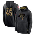 Punc TB.Buccaneers #45 Josiah Trotter Player Black Salute to Service Sideline Performance Pullover Hoodies Home Game Stitched Jerseys