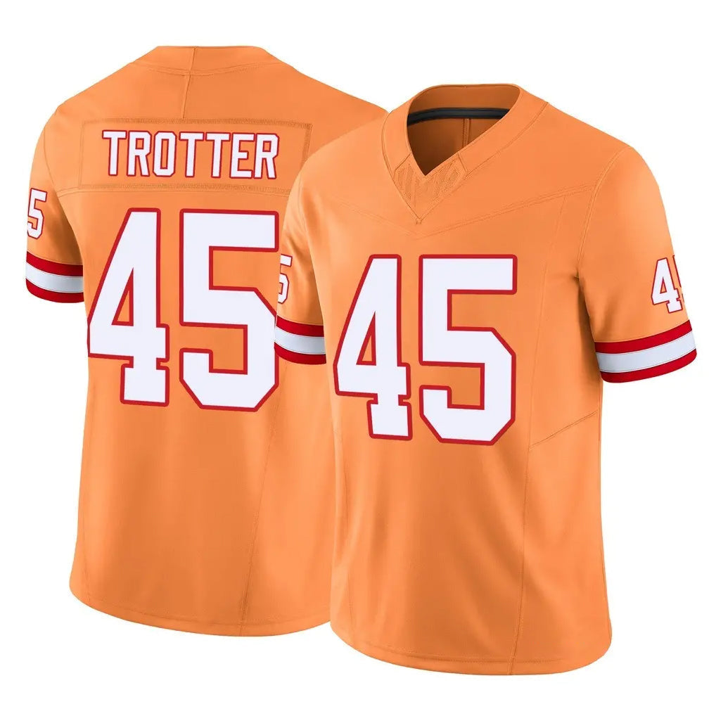 Punc TB.Buccaneers #45 Josiah Trotter Player Orange Limited Vapor F.U.S.E. Home Game Stitched Jerseys