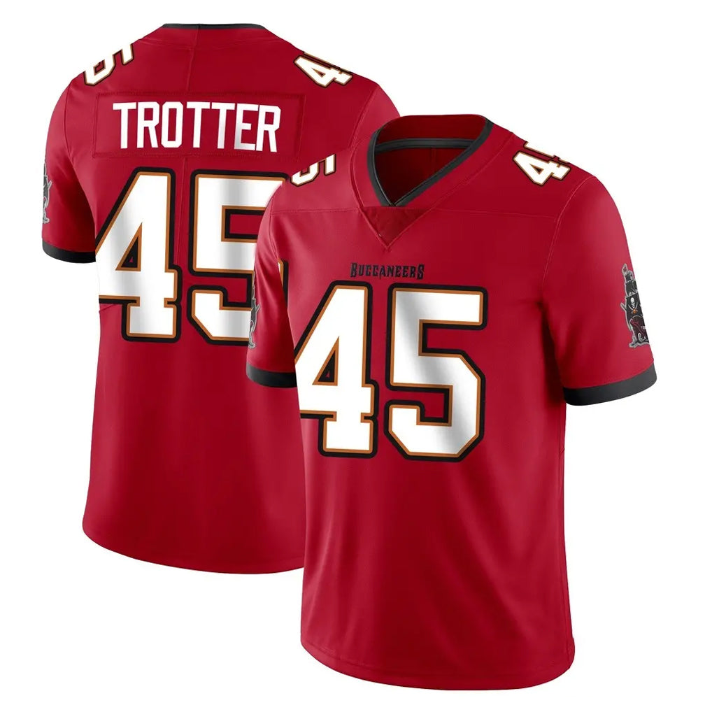 Punc TB.Buccaneers #45 Josiah Trotter Player Red Limited Vapor Home Game Stitched Jerseys
