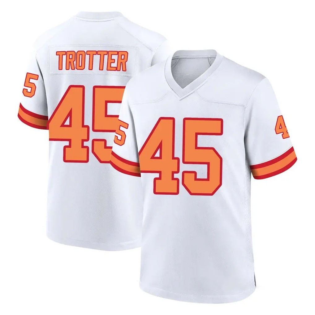 Punc TB.Buccaneers #45 Josiah Trotter Player White '76 Home Game Stitched Jerseys