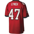 Punc TB.Buccaneers #47 John Lynch Mitchell & Ness Red Legacy Replica Jersey