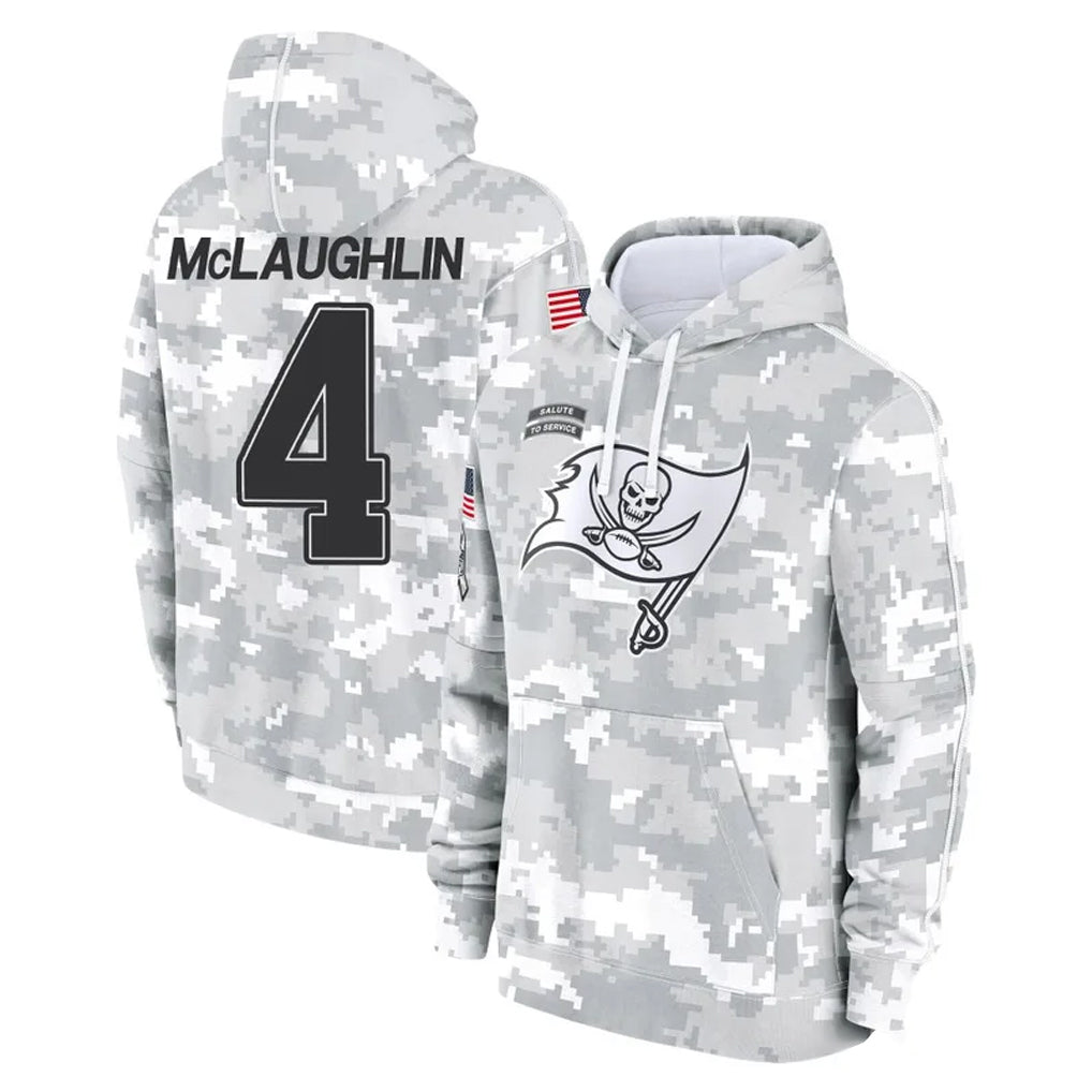 Punc TB.Buccaneers #4 Chase McLaughlin Player Arctic Camo Limited Salute to Service Pullover Hoodies Game Stitched Jerseys