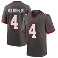 Punc TB.Buccaneers #4 Chase McLaughlin Player Pewter Alternate Home Game Stitched Jerseys