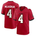 Punc TB.Buccaneers #4 Chase McLaughlin Player Red Home Game Stitched Jerseys