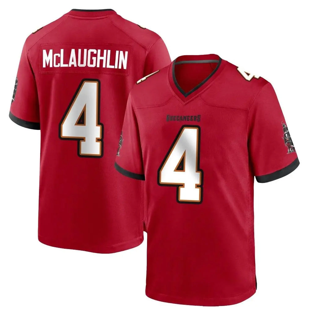 Punc TB.Buccaneers #4 Chase McLaughlin Player Red Home Game Stitched Jerseys