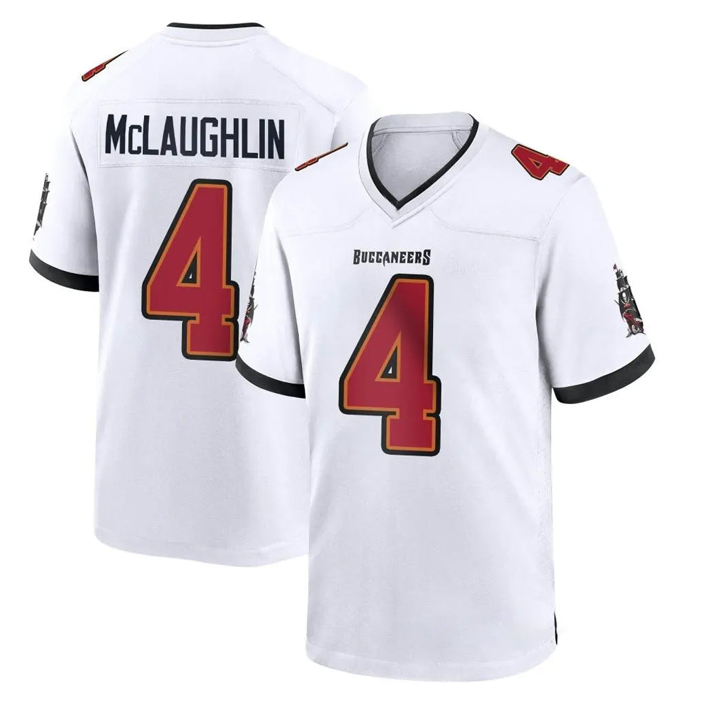 Punc TB.Buccaneers #4 Chase McLaughlin Player White Home Game Stitched Jerseys