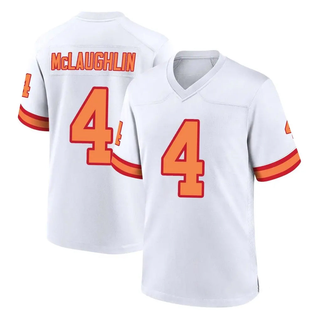 Punc TB.Buccaneers #4 Chase McLaughlin Player White '76 Home Game Stitched Jerseys