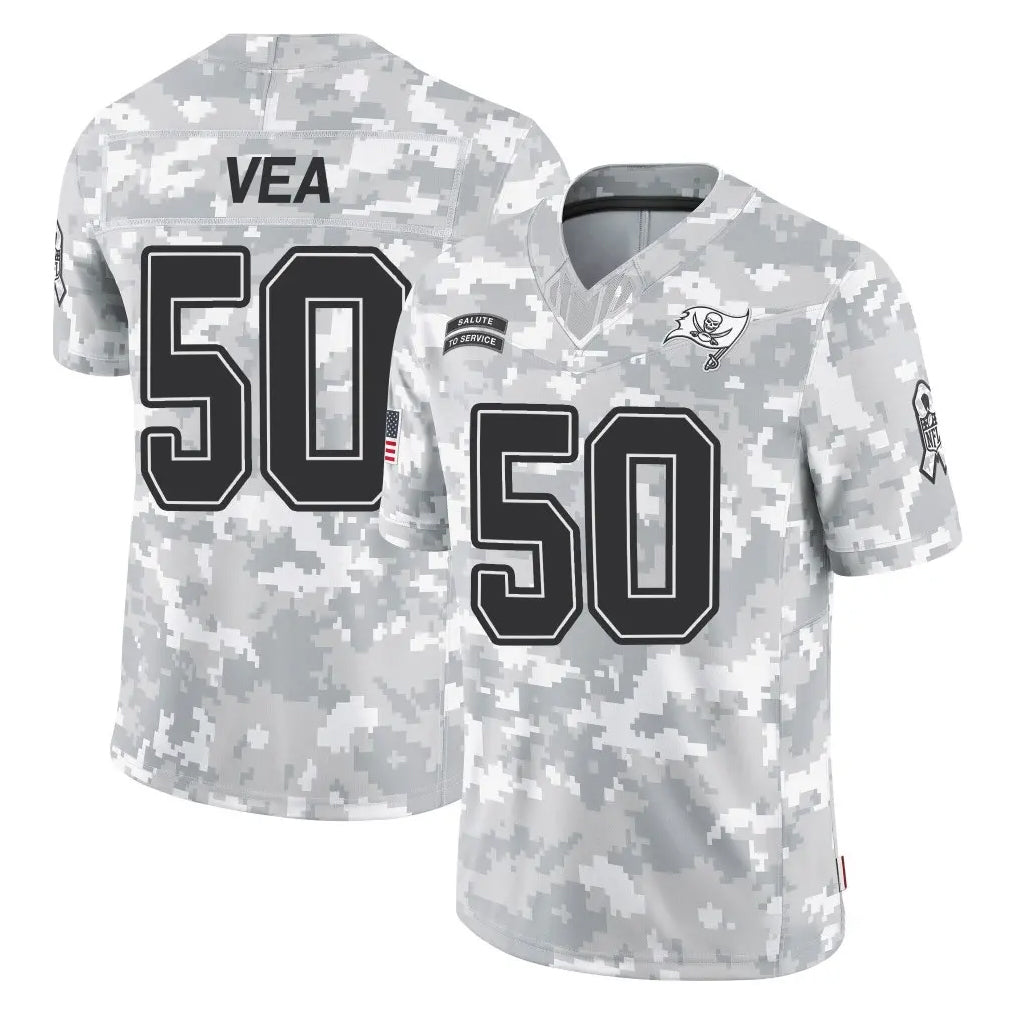 Punc TB.Buccaneers #50 Vita Vea Player Arctic Camo Limited Salute To Service Home Game Stitched Jerseys