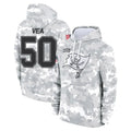 Punc TB.Buccaneers #50 Vita Vea Player Arctic Camo Limited Salute to Service Pullover Hoodies Game Stitched Jerseys