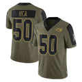 Punc TB.Buccaneers #50 Vita Vea Player Olive Salute To Service Limited Game Stitched Jerseys