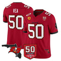 Punc TB.Buccaneers #50 Vita Vea Player Red Limited 2026 Season Vapor F.U.S.E. Home Game Stitched Jerseys