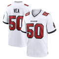 Punc TB.Buccaneers #50 Vita Vea Player White Home Game Stitched Jerseys