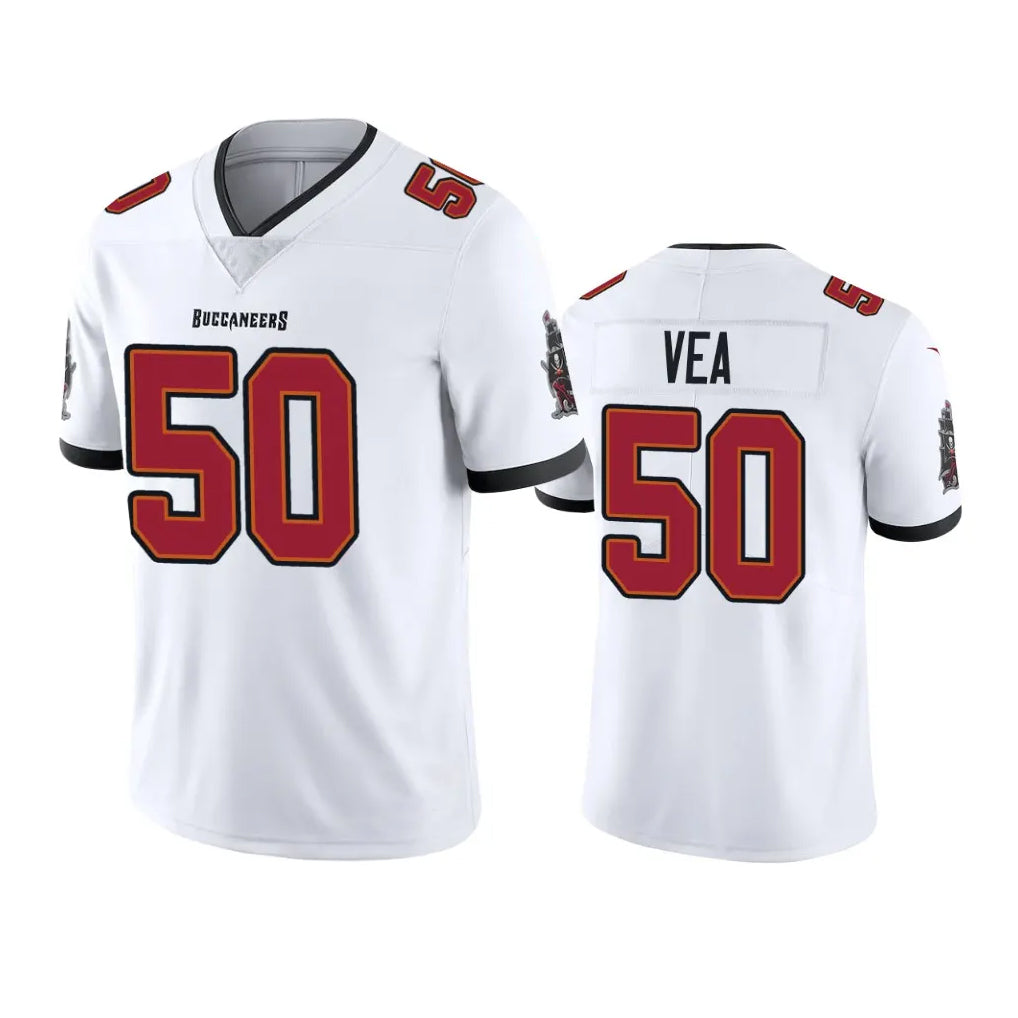 Punc TB.Buccaneers #50 Vita Vea Player White Limited Vapor Untouchable Home Game Stitched Jerseys