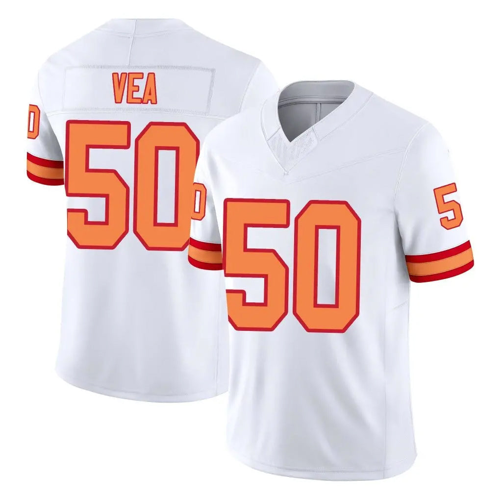 Punc TB.Buccaneers #50 Vita Vea Player White Limited '76 Vapor F.U.S.E. Home Game Stitched Jerseys