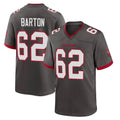 Punc TB.Buccaneers #62 Graham Barton Player Pewter Alternate Home Game Stitched Jerseys