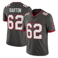 Punc TB.Buccaneers #62 Graham Barton Player Pewter Limited Alternate Vapor Home Game Stitched Jerseys