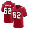 Punc TB.Buccaneers #62 Graham Barton Player Red Home Game Stitched Jerseys