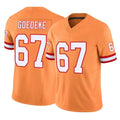Punc TB.Buccaneers #67 Luke Goedeke Player Orange Limited Vapor F.U.S.E. Home Game Stitched Jerseys