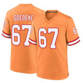 Punc TB.Buccaneers #67 Luke Goedeke Player Orange Throwback Home Game Stitched Jerseys