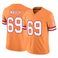 Punc TB.Buccaneers #69 Cody Mauch Player Orange Limited Vapor F.U.S.E. Home Game Stitched Jerseys
