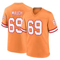 Punc TB.Buccaneers #69 Cody Mauch Player Orange Throwback Home Game Stitched Jerseys