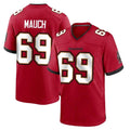 Punc TB.Buccaneers #69 Cody Mauch Player Red Home Game Stitched Jerseys