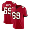 Punc TB.Buccaneers #69 Cody Mauch Player Red Limited Vapor Home Game Stitched Jerseys