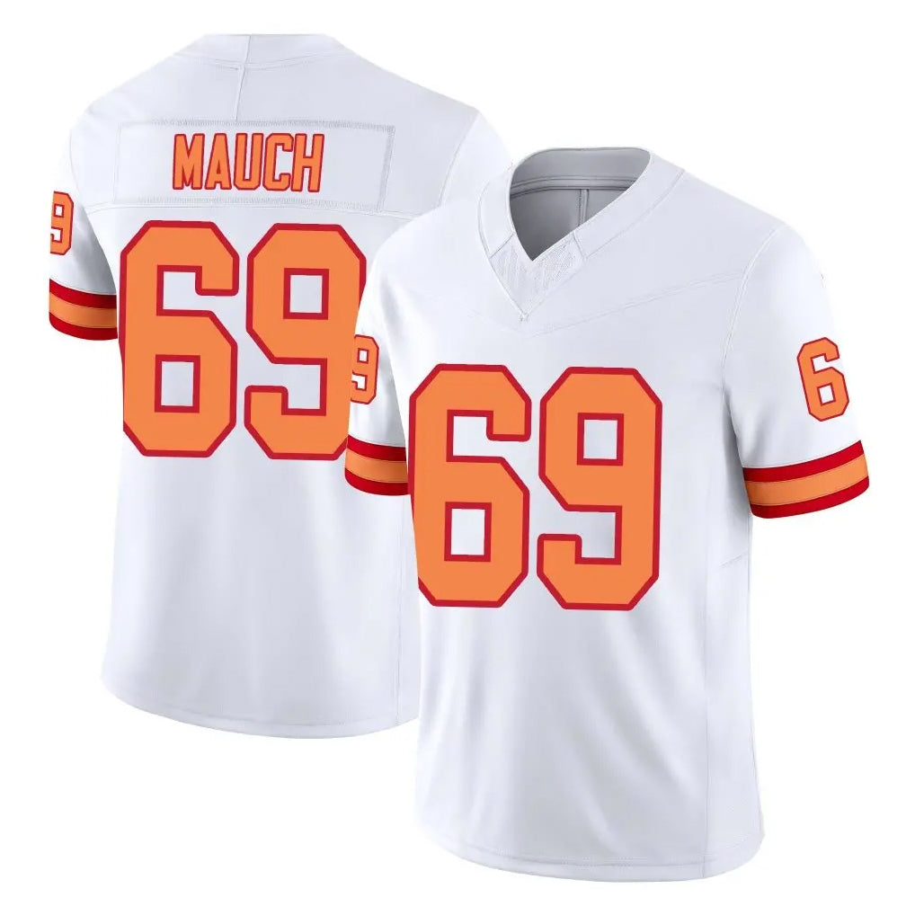 Punc TB.Buccaneers #69 Cody Mauch Player White Limited '76 Vapor F.U.S.E. Home Game Stitched Jerseys