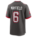 Punc TB.Buccaneers #6 Baker Mayfield Pewter Alternate Game Player Stitched Jerseys