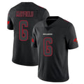 Punc TB.Buccaneers #6 Baker Mayfield Player Black Impact Limited Home Game Stitched Jerseys