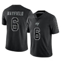 Punc TB.Buccaneers #6 Baker Mayfield Player Black RFLCTV Limited Stitched Jerseys
