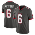 Punc TB.Buccaneers #6 Baker Mayfield Player Pewter Limited Alternate Vapor Home Game Stitched Jerseys