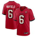 Punc TB.Buccaneers #6 Baker Mayfield Player Red 50th Anniversary Game Stitched Jerseys