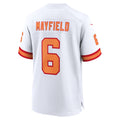 Punc TB.Buccaneers #6 Baker Mayfield Player White Home Game Stitched Jerseys