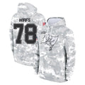 Punc TB.Buccaneers #78 Tristan Wirfs Player Arctic Camo Limited Salute to Service Pullover Hoodies Game Stitched Jerseys