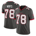 Punc TB.Buccaneers #78 Tristan Wirfs Player Pewter Limited Alternate Vapor Home Game Stitched Jerseys