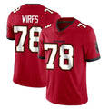 Punc TB.Buccaneers #78 Tristan Wirfs Player Red Limited Vapor Home Game Stitched Jerseys
