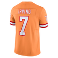 Punc TB.Buccaneers #7 Bucky Irving Orange Alternate 2 Throwback Vapor F.U.S.E. Limited Stitched Jerseys
